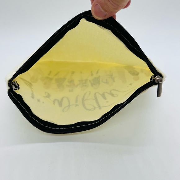 Taylor Swift Swiftie Cosmetic Bag - Cream and Black 9” X 7” - Picture 5 of 6